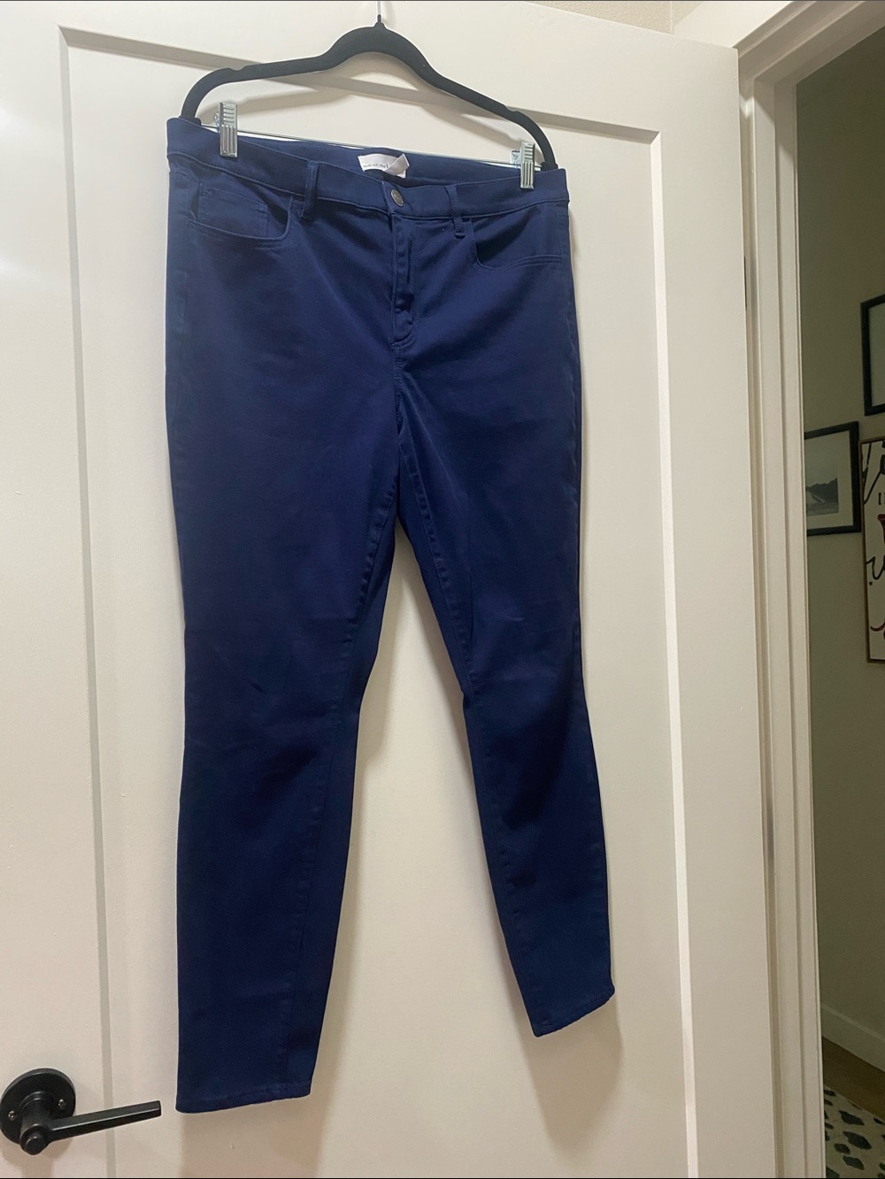 LOFT Slim Navy Stretch Skinny soft Jeans
